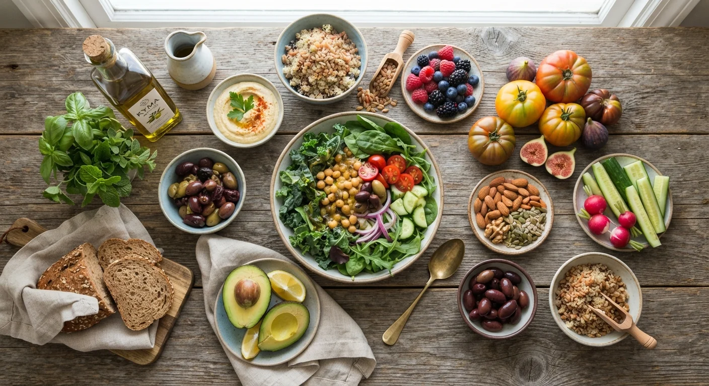 Anti-Inflammatory Eating Patterns: Mediterranean, DASH, and Plant-Based Approaches Compared