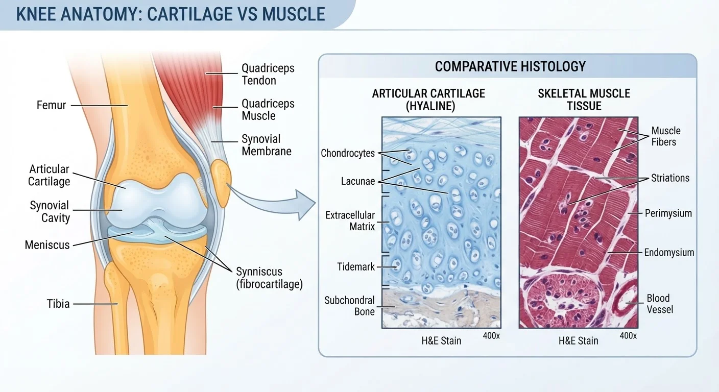 Why Cartilage Doesn't Heal the Way Muscle Does
